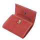 GreenDeed valódi bőr női pénztárca piros NHN1251