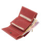 GreenDeed valódi bőr női pénztárca piros NHN36