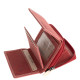 GreenDeed valódi bőr női pénztárca piros NHN36