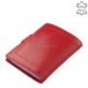 Porte-cartes en cuir véritable La Scala ABA08 rouge
