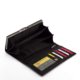 Dámska kožená peňaženka DG30 čierna s rámom