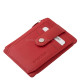 Kisméretű La Scala bőr pénztárca DG71 piros