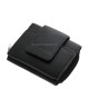 Small leather wallet DG74 black