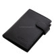 Small leather wallet DG75 black