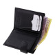 Small leather wallet DG75 black