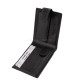 Small leather wallet in gift box black Giultieri SCR102/T