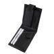 Mala usnjena denarnica v darilni škatli črna SGG102/T