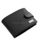 Kisméretű férfi pénztárca valódi bőrből fekete színű La Scala CNA102/T