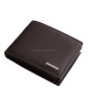 Mali muški novčanik od prave kože tamno smeđe La Scala GCB102