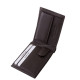 Mali muški novčanik od prave kože tamno smeđe La Scala GCB102