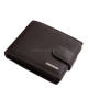 Small men's wallet made of genuine leather dark brown La Scala GCB102/T