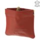 La Scala leather coin holder M-001 red