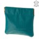 La Scala leather coin holder M-001 turquoise