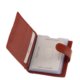 Kožený držiak karty La Scala AD30808 / T-červený