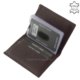La Scala leather card holder ANG718 brown