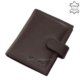 La Scala leather card holder ANG718 / T brown