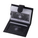 La Scala leather card holder with switch GCB2038/T black