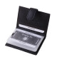 La Scala leather card holder with switch GCB2038/T black