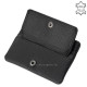 La Scala leather key ring black SE502