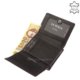Skórzany portfel damski La Scala DN11302 czarny