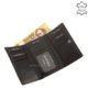 Portefeuille femme en cuir La Scala DN55020 noir