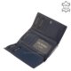La Scala leather women's wallet DN55020 navy blue