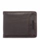 Skórzany portfel męski La Scala brązowo-brązowy 15401 / O