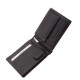 Portefeuille en cuir pour homme La Scala noir RFID CNA1021