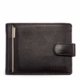 Pánska kožená peňaženka La Scala čierno-sivá 15401 / T