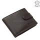Pánska peňaženka La Scala z pravej kože ANG01 čierna