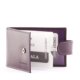 La Scala card holder in gift box purple CAFFINE LA 209