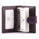 La Scala card holder in gift box purple CAFFINE LA 570