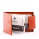 Držiak karty La Scala v darčekovom balení oranžový CAFFINE LA 205
