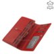 Portofelul pentru femei cu cadru La Scala DN72401 roșu
