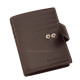 La Scala lille herre læder pung brun VNE-1/T