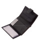 La Scala small men's leather wallet black VNE-2/T