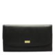 Dámska kožená peňaženka La Scala čierna R02