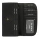 Dámska kožená peňaženka La Scala čierna R02