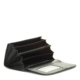 La Scala women's leather wallet black R02