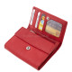 La Scala women's leather wallet red DG068