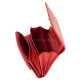 La Scala women's leather wallet red DG068