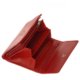 Skórzany portfel damski La Scala czerwony DN121