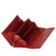 Portefeuille femme en cuir La Scala rouge DN121