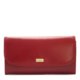 La Scala women's leather wallet red R02