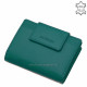 Portefeuille en cuir pour femme La Scala TGN11259 turquoise