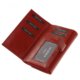 La Scala női brifkó pénztárca piros R155