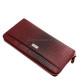 La Scala női pénztárca croco mintás bordó CRO1334