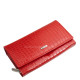 La Scala women's wallet croco pattern ferrari red CRO064