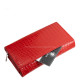 La Scala women's wallet croco pattern ferrari red CRO064