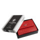 La Scala women's wallet croco pattern ferrari red CRO1509